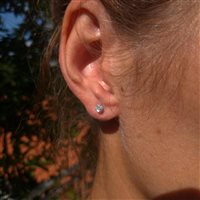 Earrings Crivelli Woman in White Gold Diamante 0.12 Ct 370-XE2478 - 370-XE2478